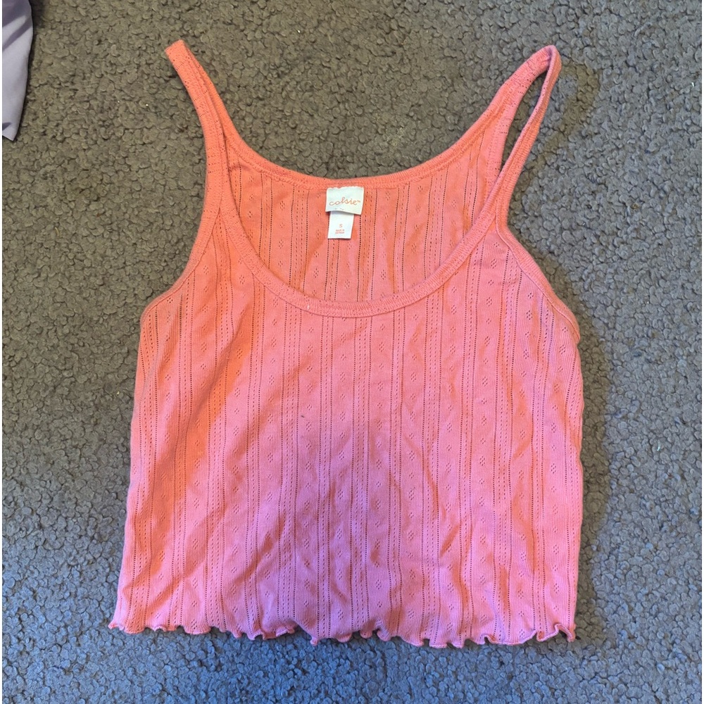 Crop tank top